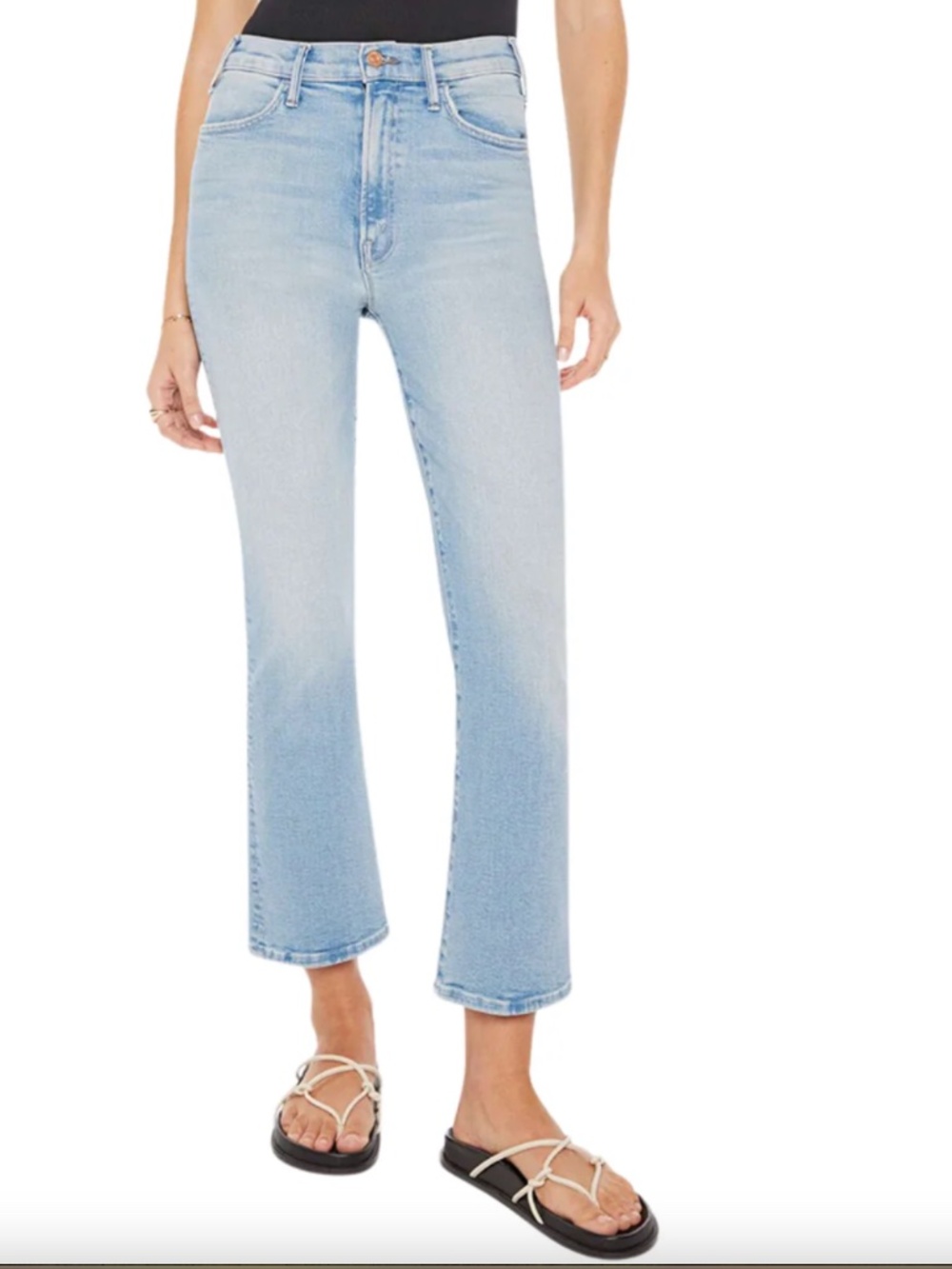 MOTHER The Hustler Ankle California Cruiser Light Wash Denim Jeans 30